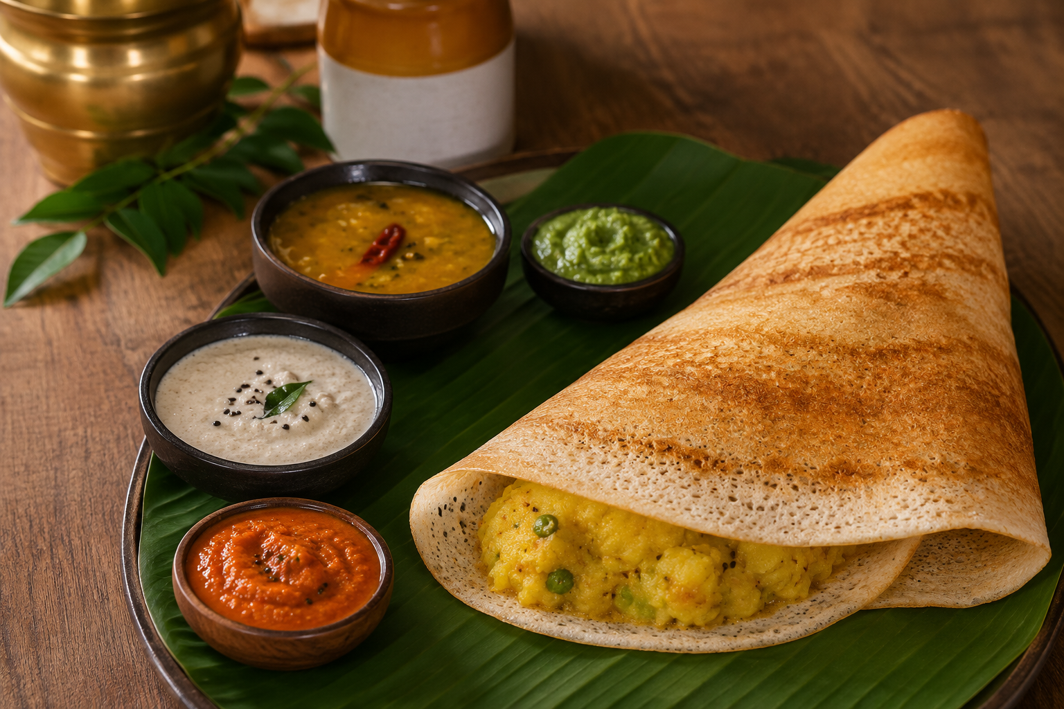 Millet Masala Dosa