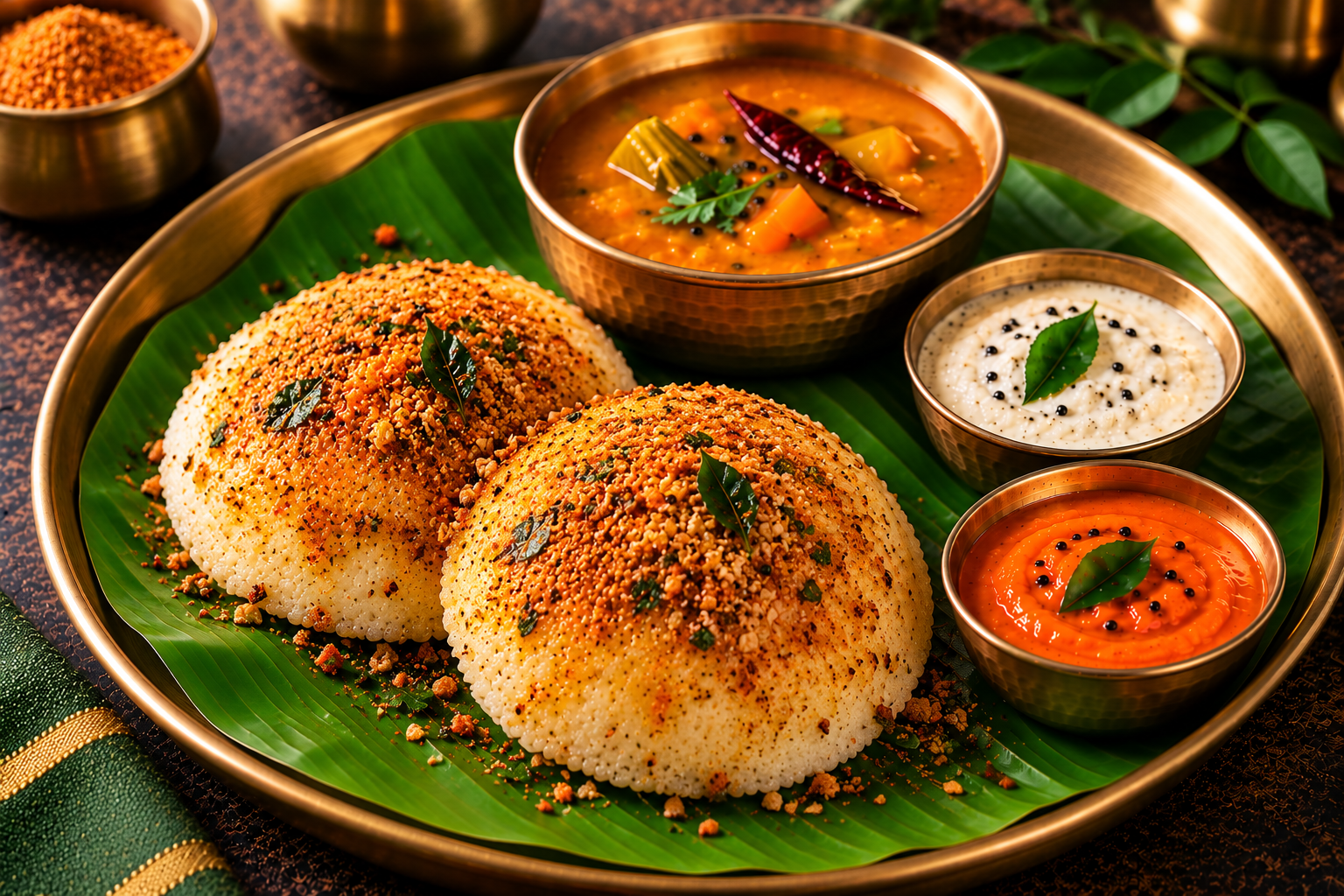 Ghee Podi Idli (2 pcs)